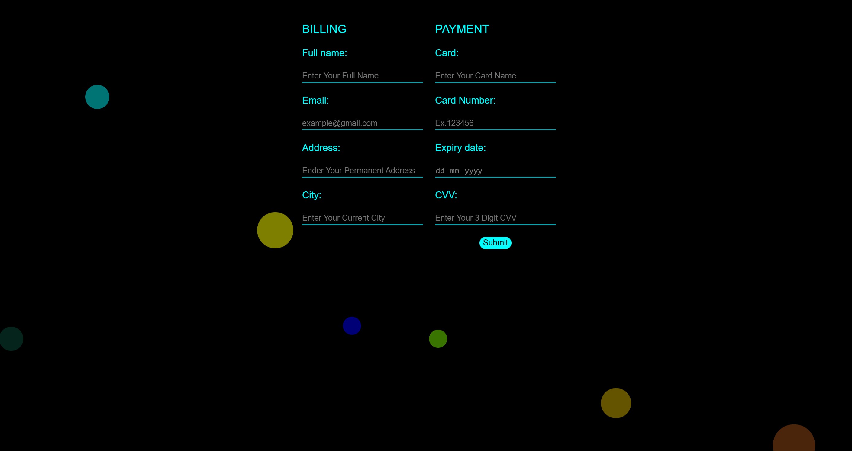 Payment Page